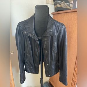 Leather crop jacket lucky brand very soft & comfy
